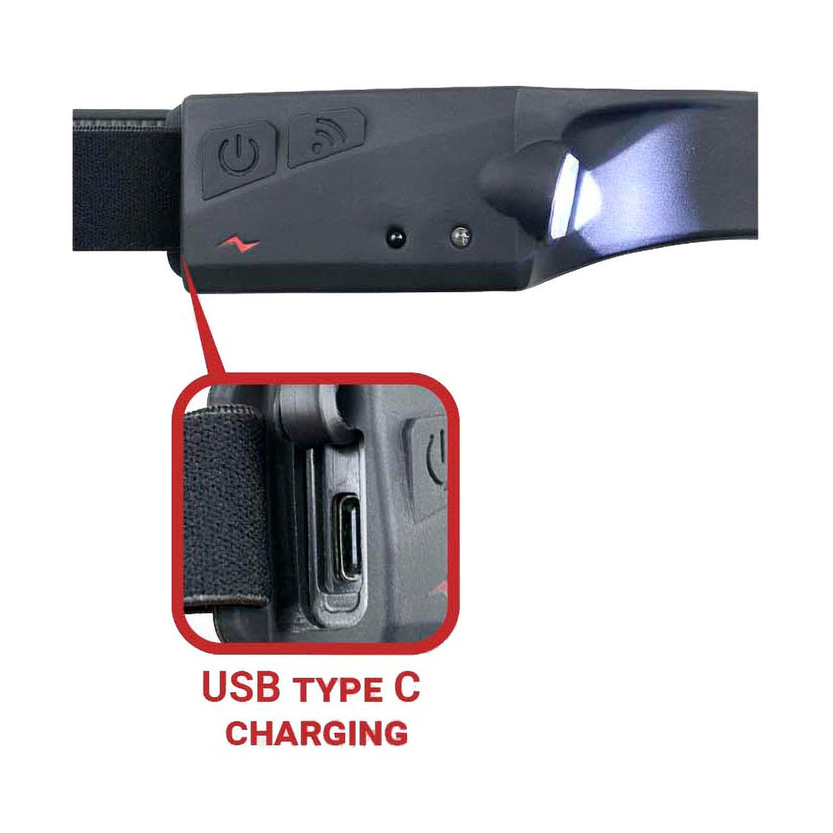 Installation Solution Premium Rechargeable Head Lamp - 350 Lumens Max Output