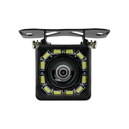 Installation Solution Car Rear View Camera 12 LED Lights