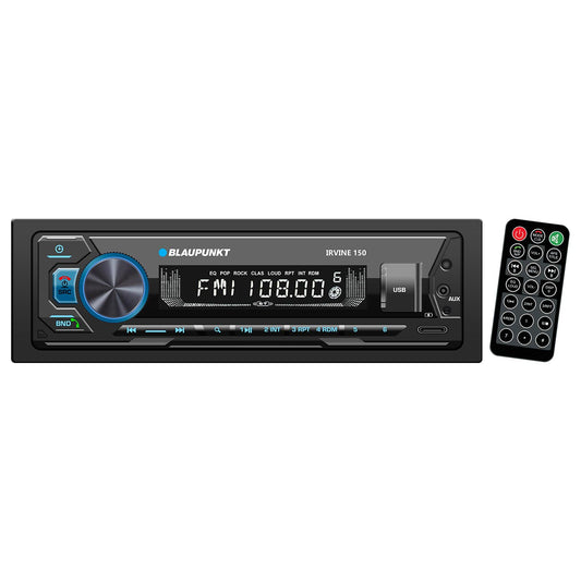 Blaupunkt Detachable Face Mechless AM/FM Receiver with Bluetooth USB/SD Inputs & Remote