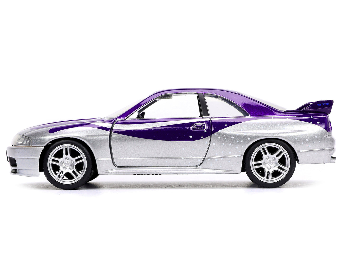 1995 Nissan Skyline GT-R (BCNR33) Purple and Silver Metallic "Fast & Furious" Series 1/32 Diecast Model Car by Jada <h2>1995 Jada</h2> <p>High-quality perfect for collectors enthusiasts. Features deta