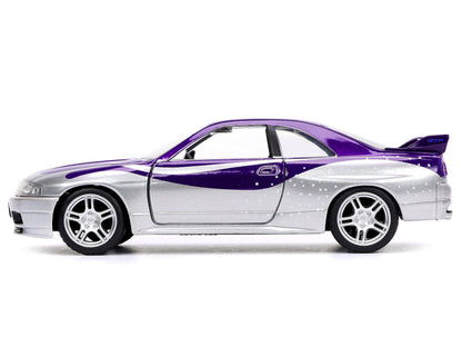 1995 Nissan Skyline GT-R (BCNR33) Purple and Silver Metallic "Fast & Furious" Series 1/32 Diecast Model Car by Jada <h2>1995 Jada</h2> <p>High-quality perfect for collectors enthusiasts. Features deta