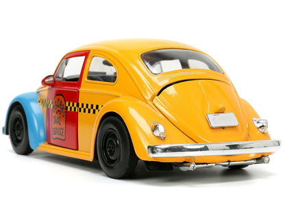 1959 Volkswagen Beetle Taxi Yellow and Blue "Oscar's Service" Oscar the Grouch Diecast Figure "Sesame Street" "Hollywood Rides" Series 1/24 Model Car by Jada <h2>1959 Jada</h2> <p>High-quality perfect