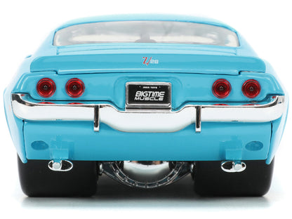 1971 Chevrolet Camaro Z/28 Light Blue with White Stripes "Bigtime Muscle" Series 1/24 Diecast Model Car by Jada <h2>1971 Jada</h2> <p>High-quality perfect for collectors and enthusiasts. Features deta