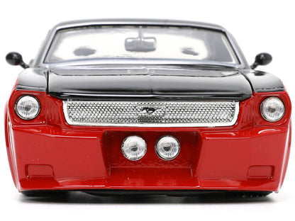 1965 Ford Mustang Custom Red and Black "Bigtime Muscle" Series 1/24 Diecast Model Car by Jada <h2>1965 Jada</h2> <p>High-quality perfect for collectors enthusiasts. Features detailed interior exterior
