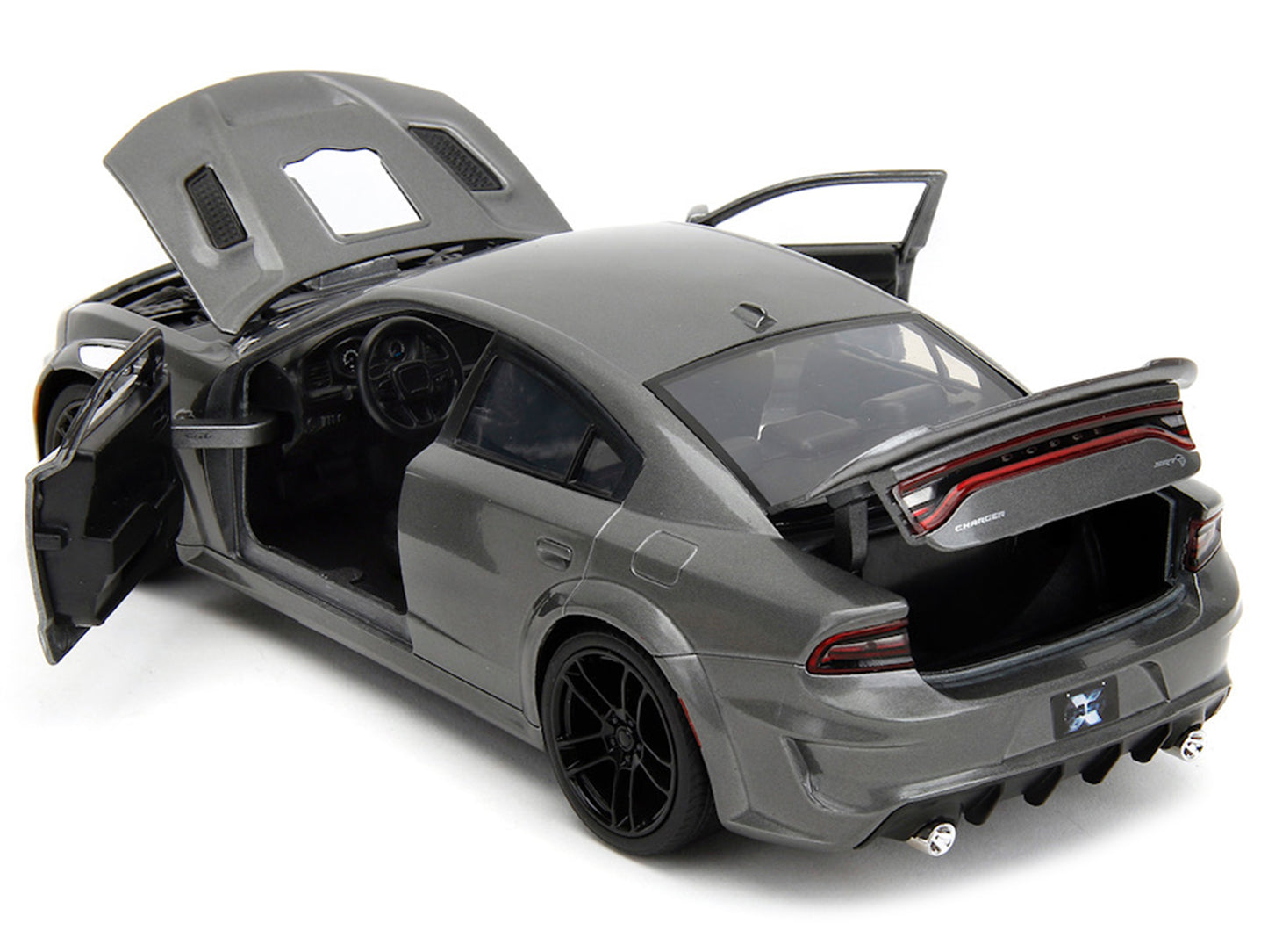 2021 Dodge Charger SRT Hellcat Gray Metallic "Fast X" (2023) Movie & Furious" Series 1/24 Diecast Model Car by Jada <h2>2021 Jada</h2> <p>High-quality perfect for collectors and enthusiasts. Features