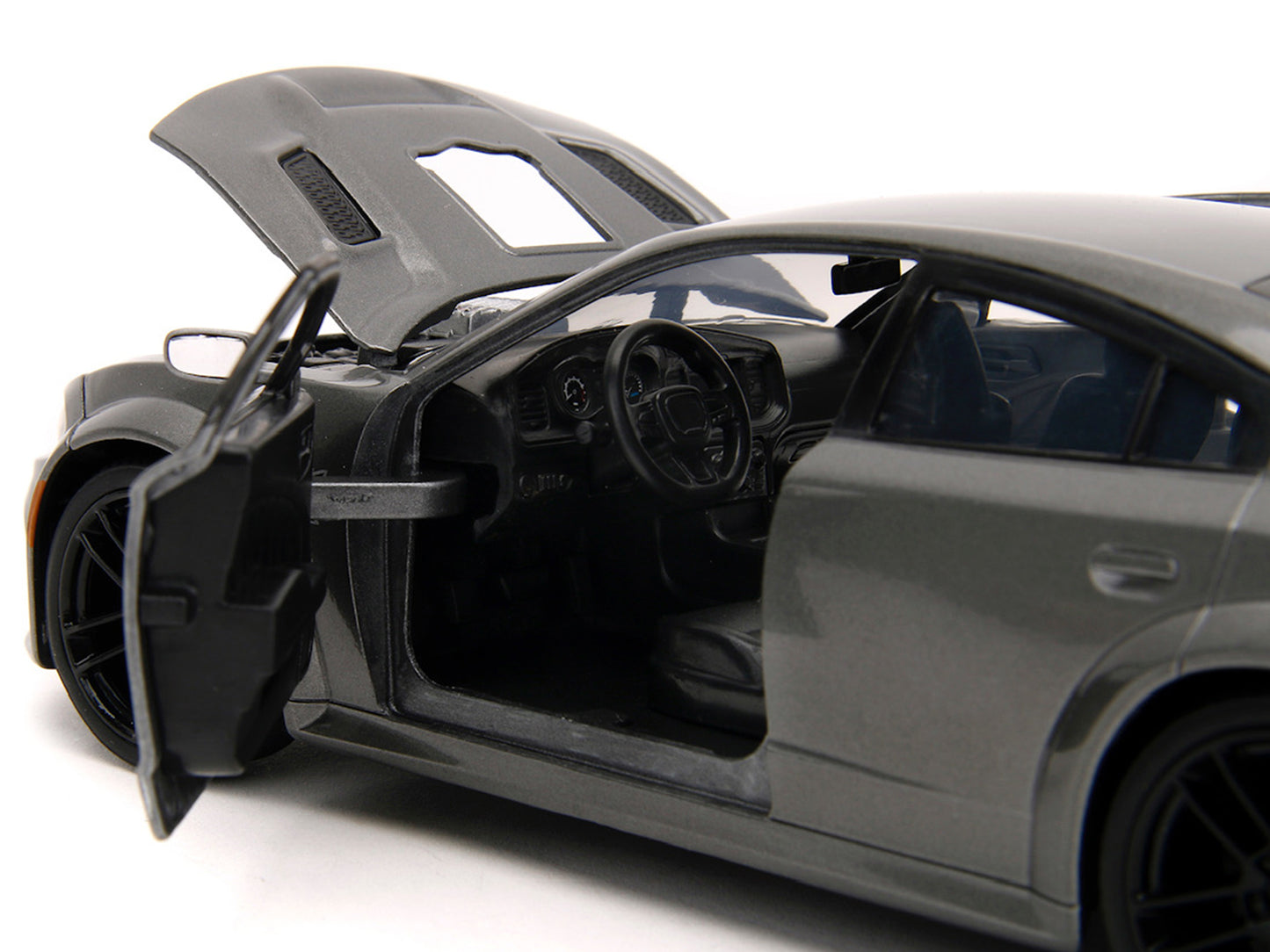 2021 Dodge Charger SRT Hellcat Gray Metallic "Fast X" (2023) Movie & Furious" Series 1/24 Diecast Model Car by Jada <h2>2021 Jada</h2> <p>High-quality perfect for collectors and enthusiasts. Features