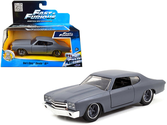 Dom's Chevrolet Chevelle SS Primer Grey Movie 1/32 Diecast Model Car - Jada