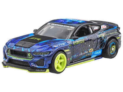 Hot Wheels 2024 Ford Mustang RTR Spec 5-FD Dark Blue with Graphics "Circuit Legends" Series Diecast Model Car by <h2>2024 Wheels</h2> <p>High-quality perfect for collectors and enthusiasts. Features d
