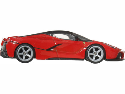 Hot Wheels Ferrari LaFerrari Red with Black Top "Euro Speed" Series Diecast Model Car by <h2>Ferrari Wheels</h2> <p>High-quality perfect for collectors and enthusiasts. Features detailed interior exte