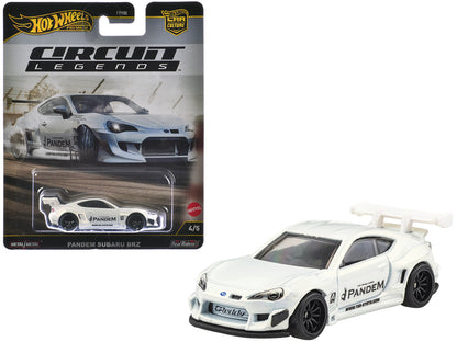 Hot Wheels Subaru BRZ Pandem RHD (Right Hand Drive) White Metallic "Circuit Legends" Series Diecast Model Car by <h2>Subaru Wheels</h2> <p>High-quality perfect for collectors and enthusiasts. Features