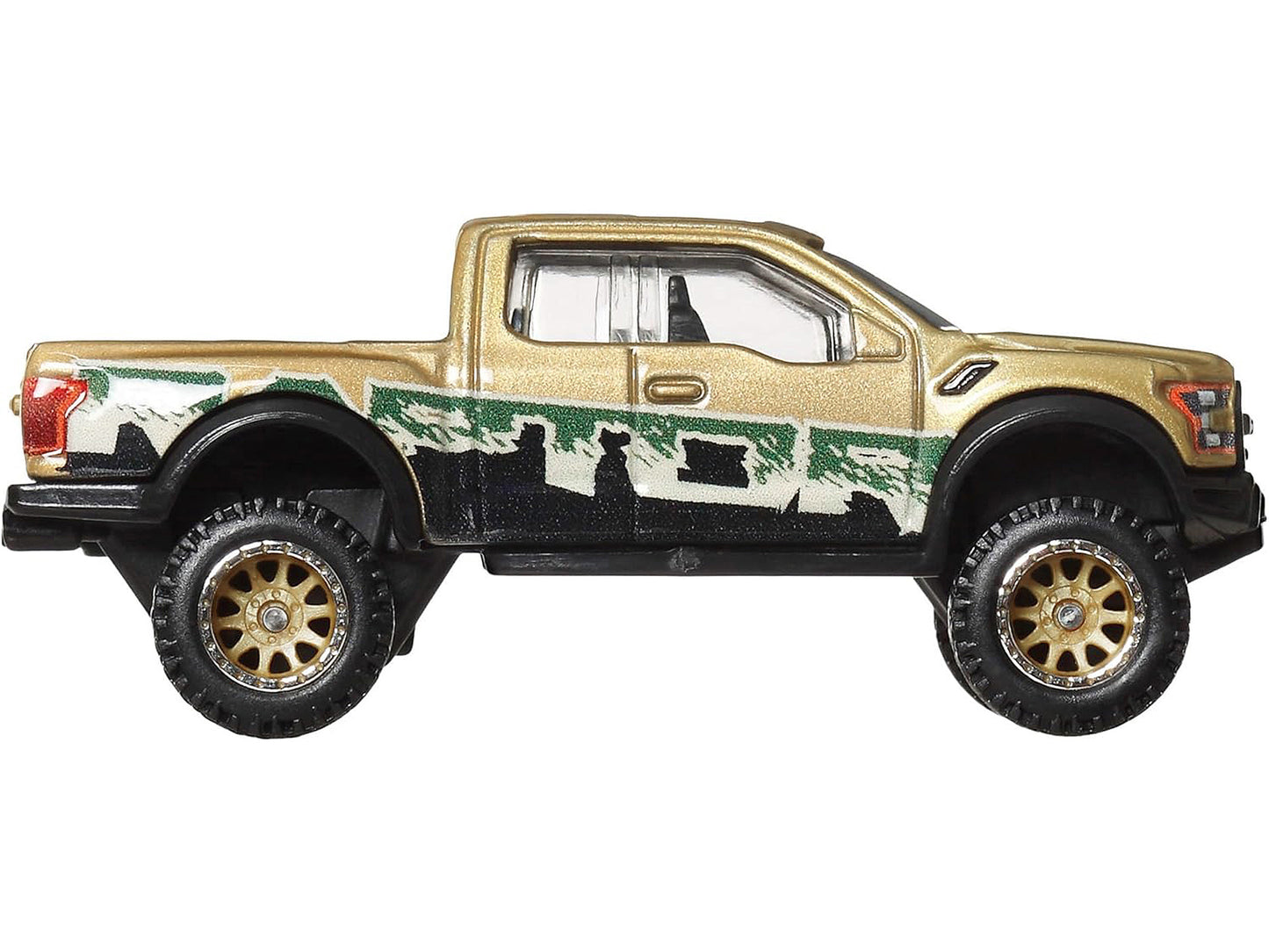 Hot Wheels 2017 Ford F-150 Raptor Pickup Truck Gold Metallic with Graphics "HW Off Road" Series Diecast Model Car by <h2>2017 Wheels</h2> <p>High-quality perfect for collectors and enthusiasts. Featur