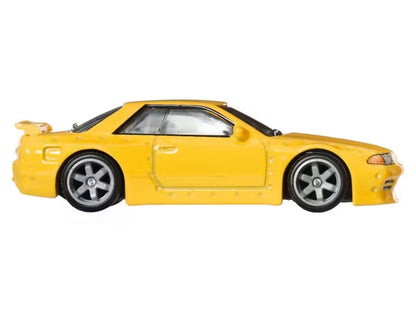 Hot Wheels Nissan Skyline GT-R (R32) Pandem RHD (Right Hand Drive) Yellow "Ronin Run II" Series Diecast Model Car by <h2>Nissan Wheels</h2> <p>High-quality perfect for collectors and enthusiasts. Feat