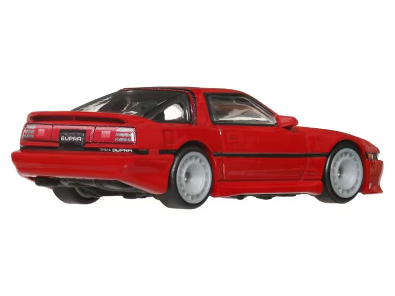 Hot Wheels 1989 Toyota Supra RHD (Right Hand Drive) Red "Ronin Run II" Series Diecast Model Car by <h2>1989 Wheels</h2> <p>High-quality perfect for collectors and enthusiasts. Features detailed interi