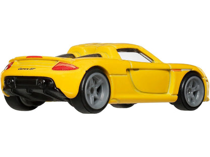 Hot Wheels Porsche Carrera GT Yellow "Timeless Icons" Series Diecast Model Car by <h2>Porsche Wheels</h2> <p>High-quality perfect for collectors and enthusiasts. Features detailed interior exterior cr