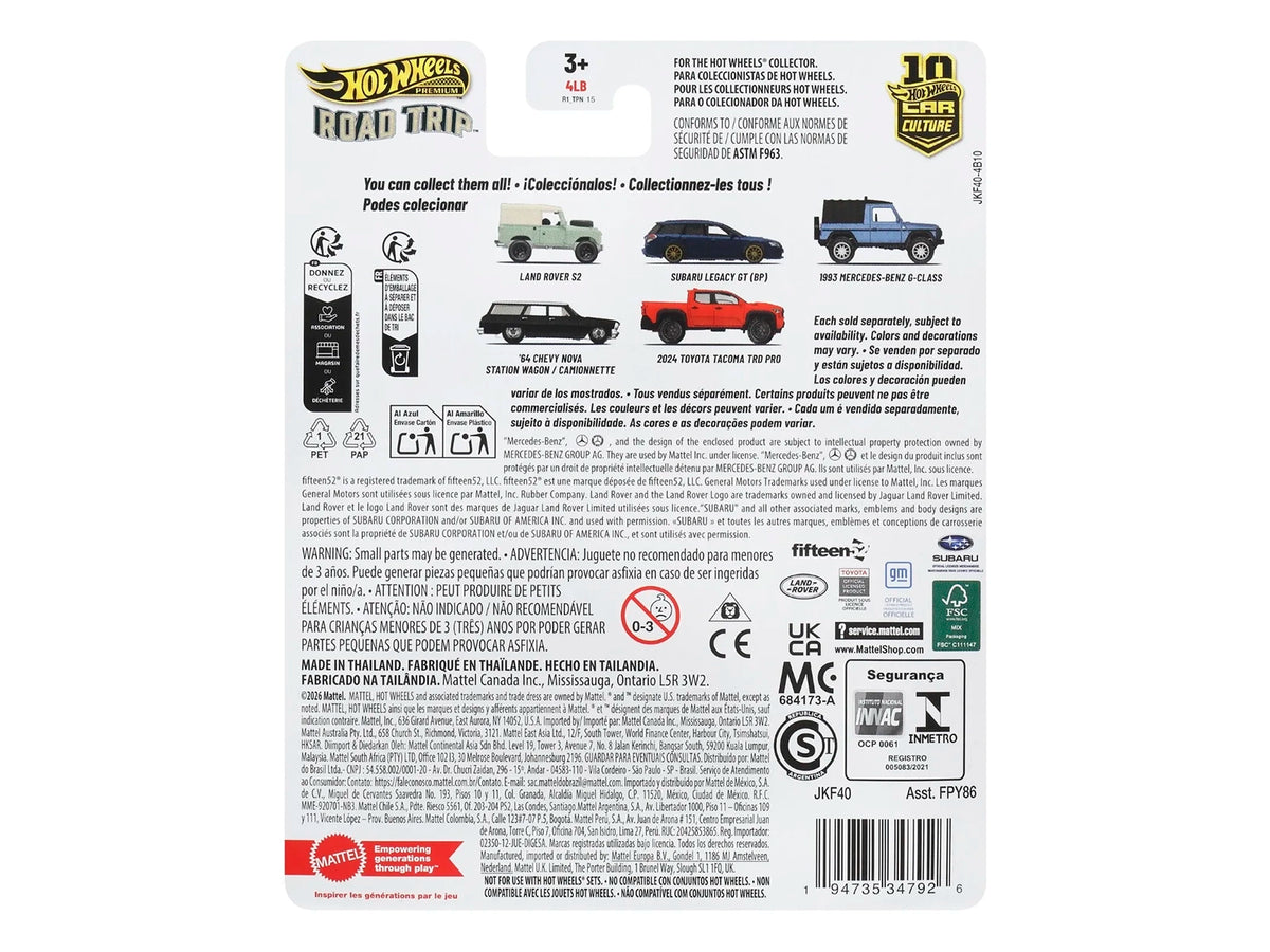 2024 Toyota Tacoma TRD PRO Pickup Truck Red Diecast Model - Hotwheels