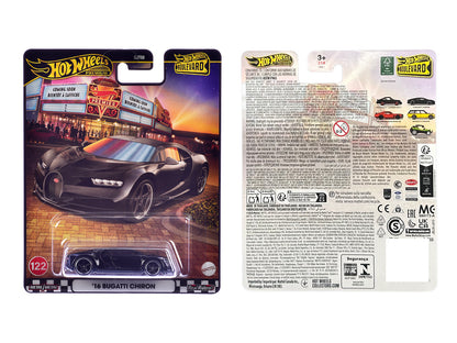 Hot Wheels 2016 Bugatti Chiron Black "Boulevard" Series Diecast Model Car by <h2>2016 Wheels</h2> <p>High-quality perfect for collectors and enthusiasts. Features detailed interior exterior craftsmans