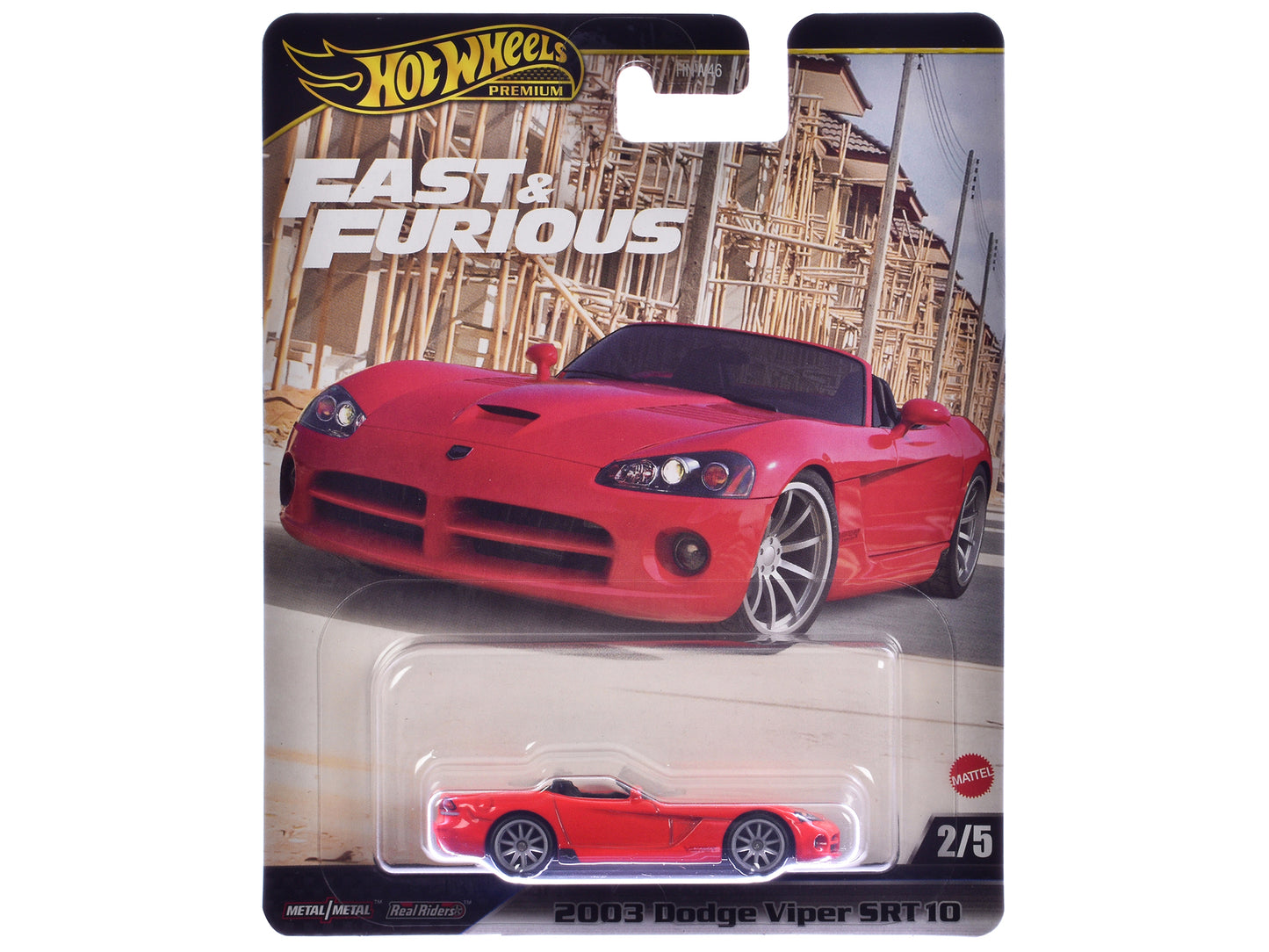 Hot Wheels 2003 Dodge Viper SRT10 Red "The Fast and the Furious: Tokyo Drift" (2006) Movie "Fast & Furious" Series Diecast Model Car by <h2>2003 Wheels</h2> <p>High-quality perfect for collectors enth