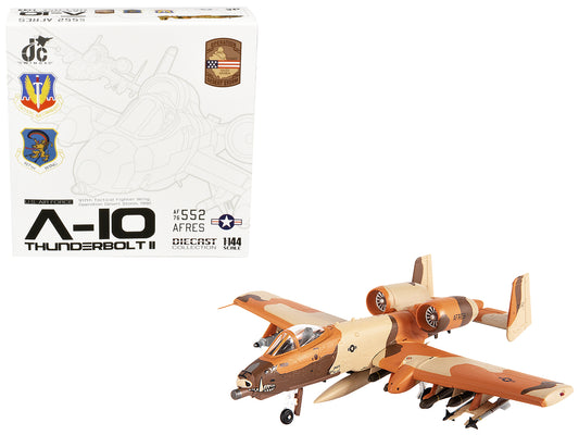 Fairchild Republic A-10C Thunderbolt II Attack Aircraft "917th Tactical Fighter Wing Operation Desert Storm" (1990) United States Air Force 1/144 T&y Diecast Model by JC Wings