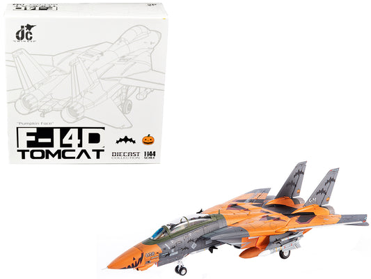 Grumman F-14D Tomcat Fighter Plane Ace Combat "Pumpkin Face" 1/144 T&y Diecast Model by JC Wings
