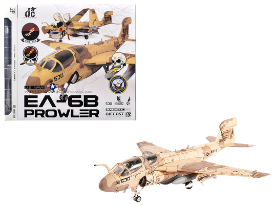 Grumman EA-6B Prowler Attack Aircraft "VAQ-133 Wizards Afghanistan" (2007) United States Navy 1/72 T&y Diecast Model by JC Wings