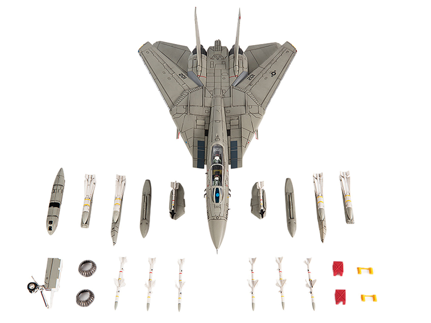 Grumman F-14A Tomcat Fighter Aircraft "VF-41 Black Aces USS Nimitz Gulf of Sidra" (1981) United States Navy 1/72 Diecast Model by JC Wings