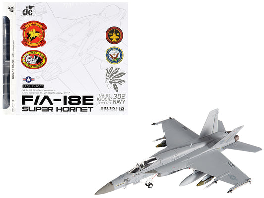 Boeing F/A-18E Super Hornet Aircraft "VFA-87 Golden Warriors USS George H. W. Bush" (2017) United States Navy 1/72 T&y Diecast Model by JC Wings
