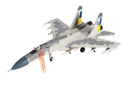 Sukhoi Su-27 Flanker Aircraft "Ukraine War" (2023) Ukrainian Air Forces 1/72 Diecast Model by JC Wings