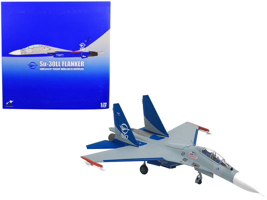 Sukhoi Su-30LL Flanker-C Fighter Aircraft "Gromov Flight Research Institute Ramenskoye AB Russia" (1997) 1/72 T&y Diecast Model by JC Wings