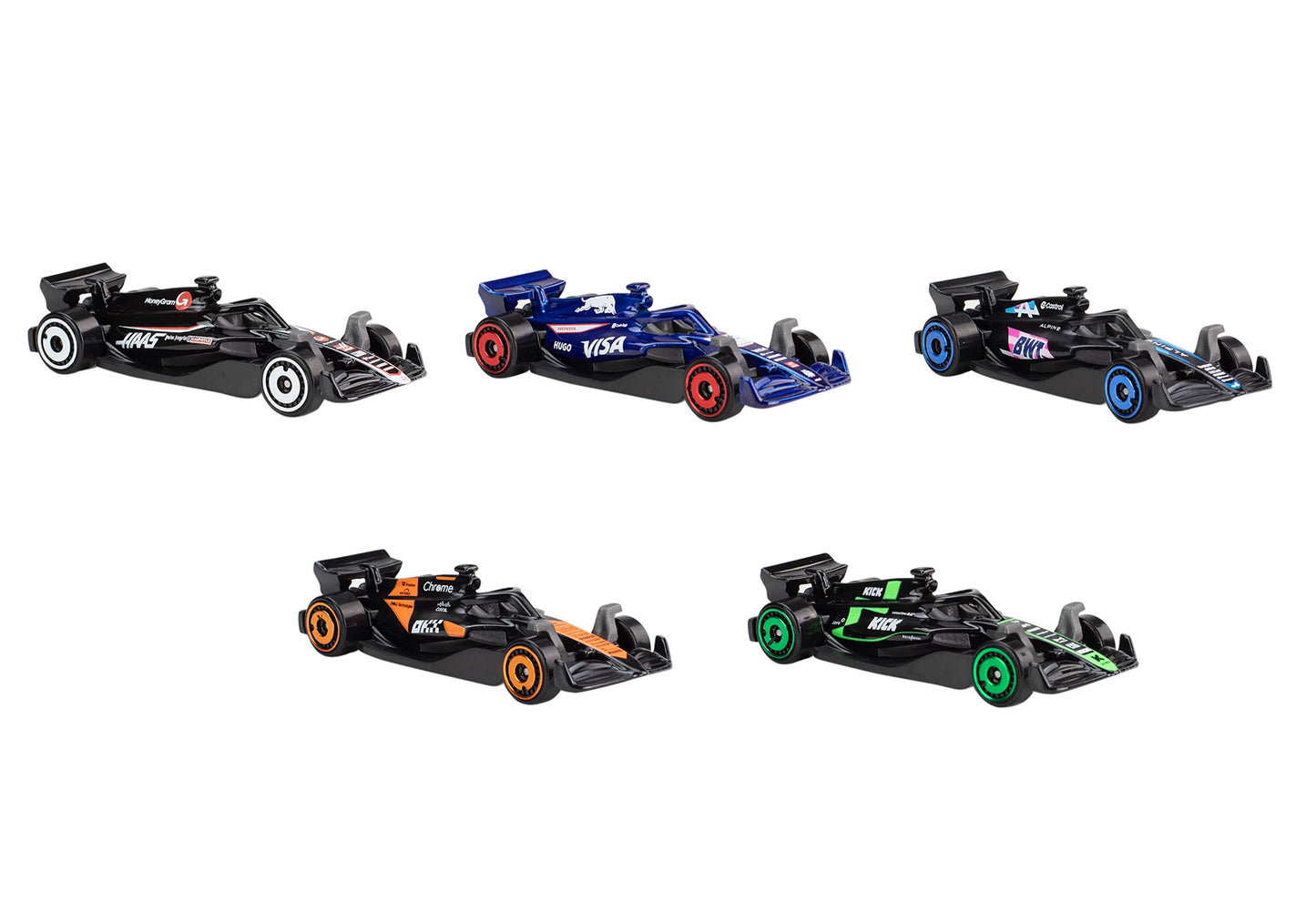 Hot Wheels 2024 Formula 1 World Championship 5 piece Set Diecast Model Cars by <h2>2024 Wheels</h2> <p>High-quality car perfect for collectors and enthusiasts. Features detailed interior exterior craf
