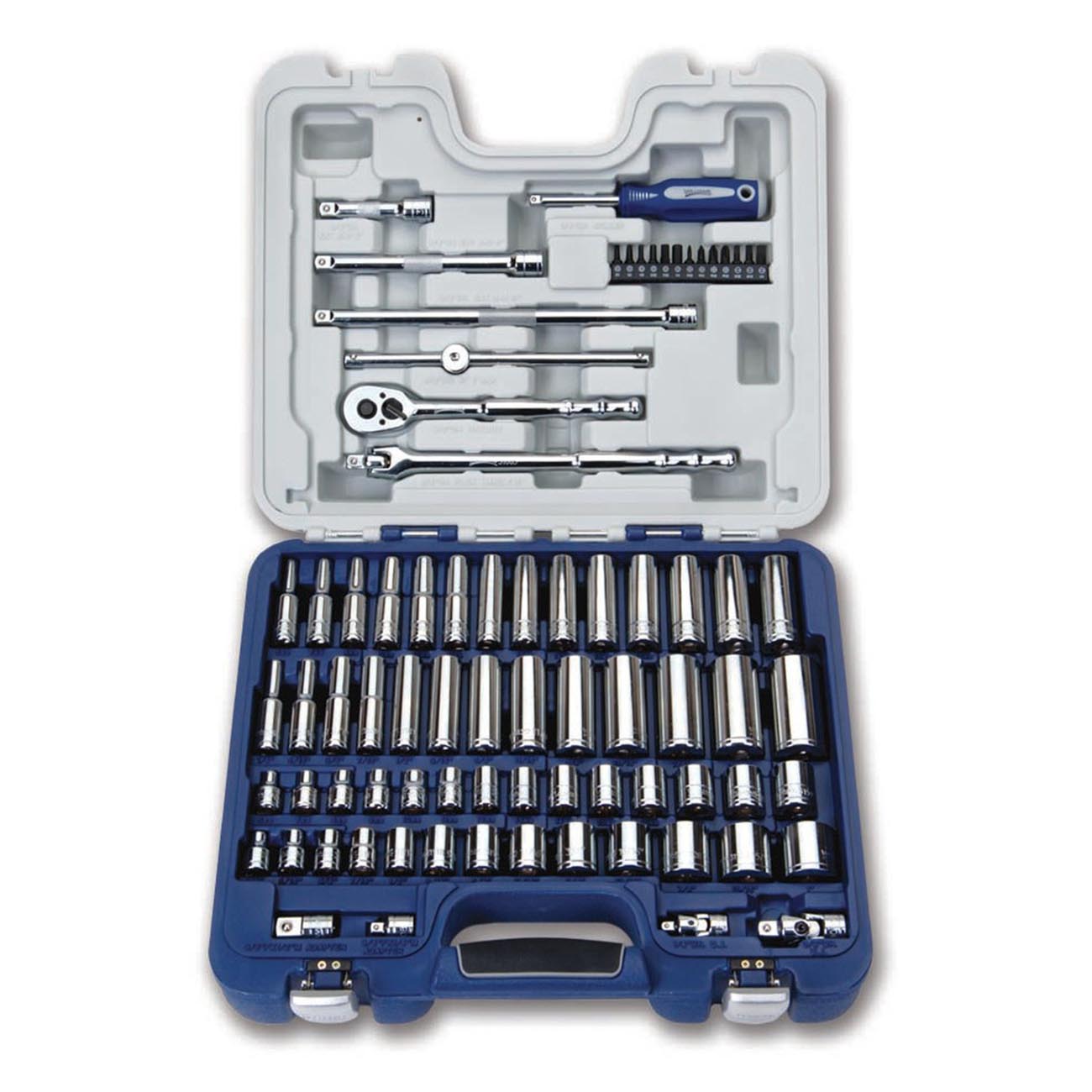 Williams 3/8" Drive SAE/Metric D TS eluxe Socket/Tool Set (79-Piece)