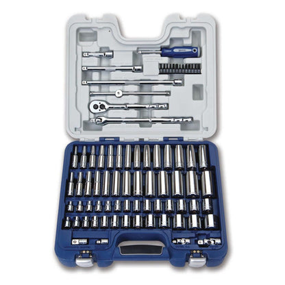 Williams 3/8" Drive SAE/Metric D TS eluxe Socket/Tool Set (79-Piece)