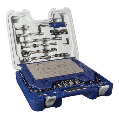 Williams 3/8" Drive SAE/Metric D TS eluxe Socket/Tool Set (79-Piece)