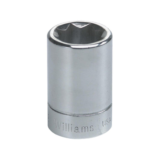 Williams 1/2â€³ Shallow Socket 3/8â€³ Drive 8 Point