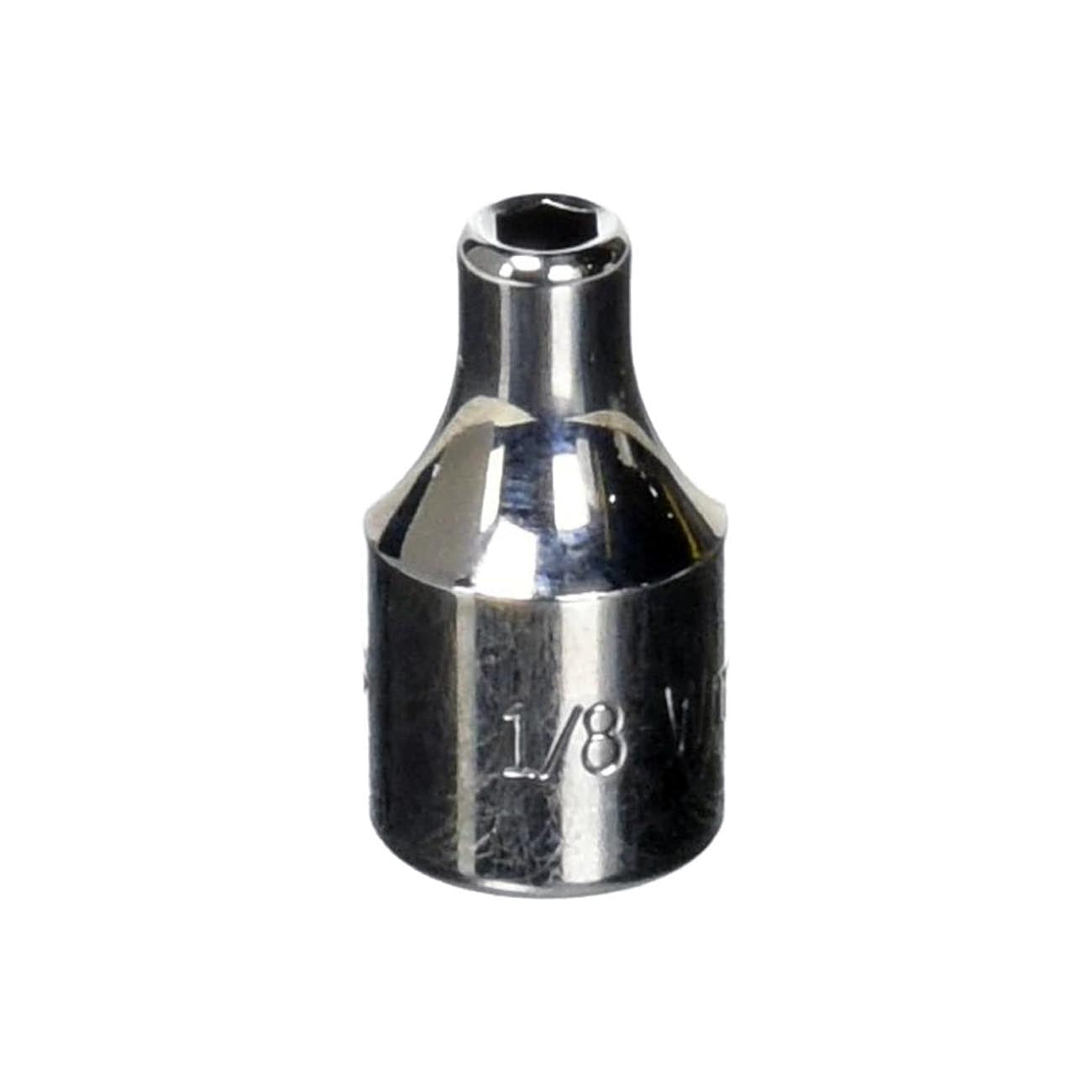 Williams 1/8" Shallow Socket 1/4â€³ Drive 6 Point