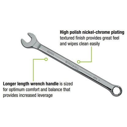 Williams Metric Combination Wrench Set (18-Piece)