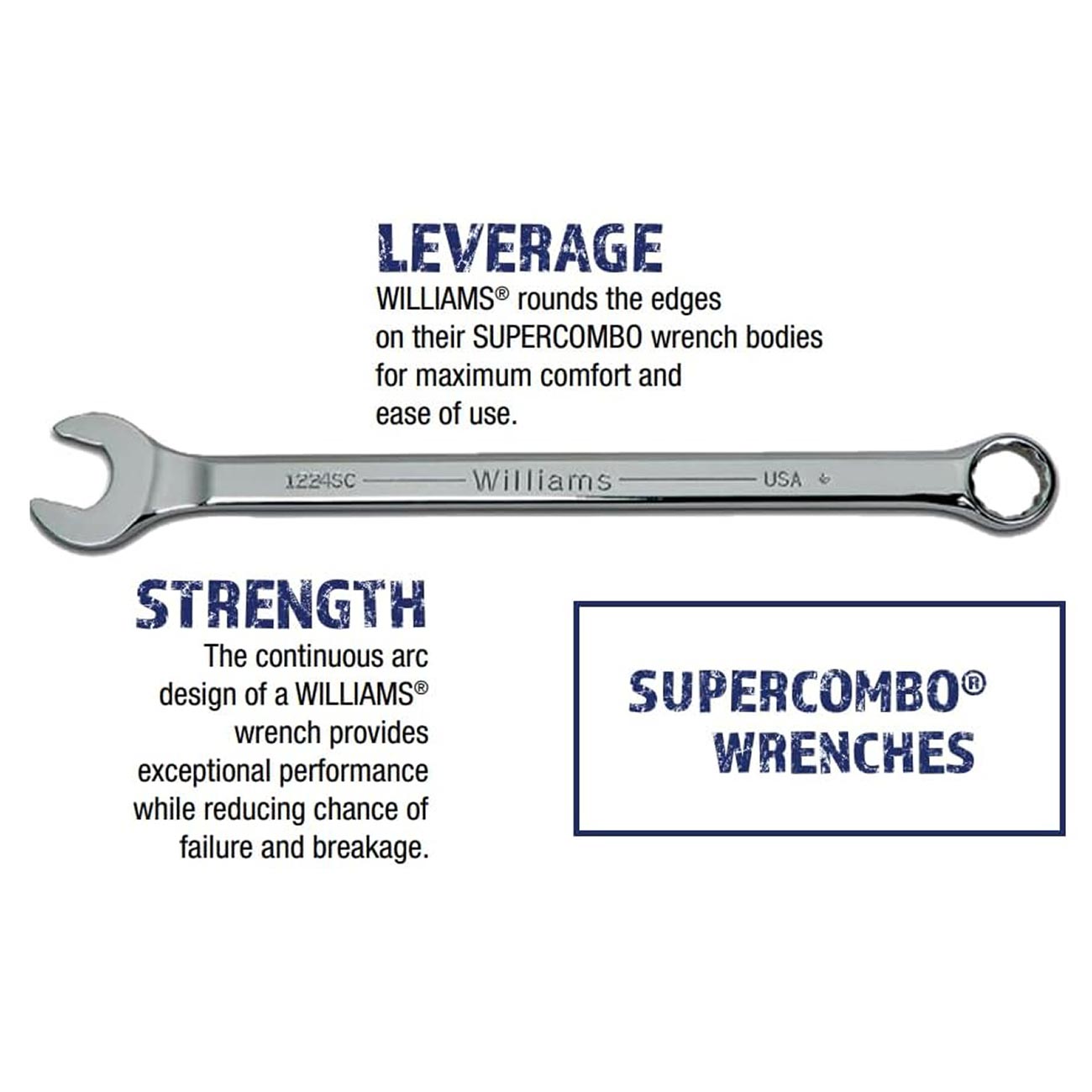 Williams Metric Combination Wrench Set (18-Piece)
