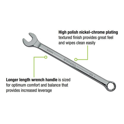Williams SAE Combination Wrench Set (11 Piece)