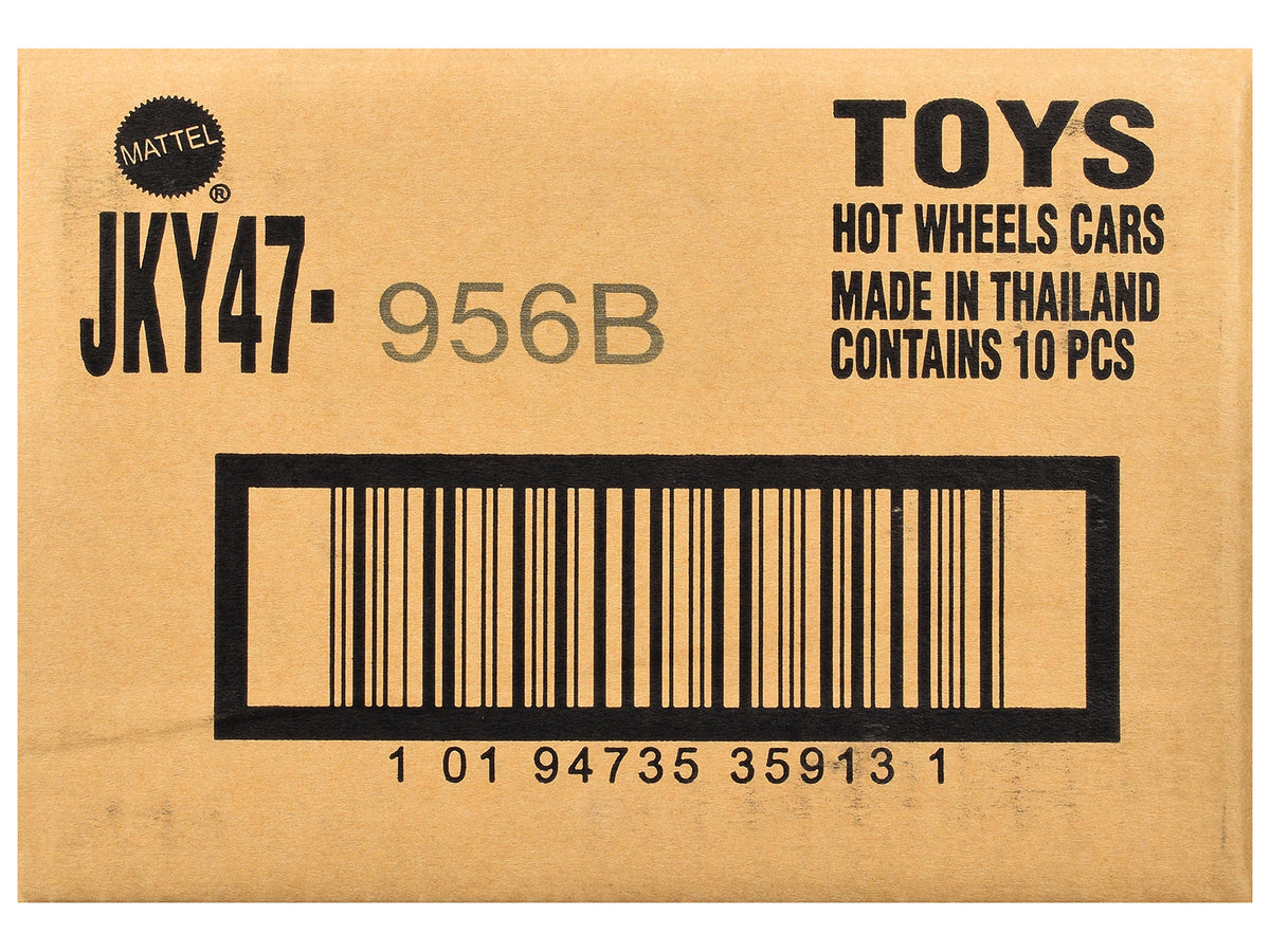 "Pantone" 10 piece Set B "Silver Series" Diecast Model Cars by Hot Wheels