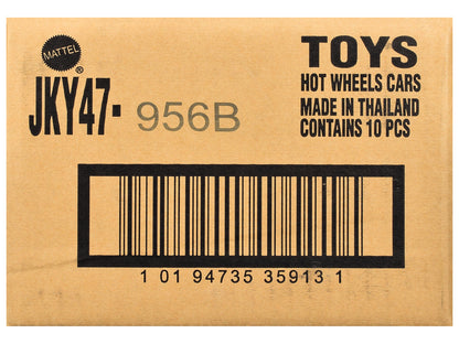 "Pantone" 10 piece Set B "Silver Series" Diecast Model Cars by Hot Wheels