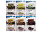"Pantone" 10 piece Set B "Silver Series" Diecast Model Cars by Hot Wheels