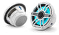 JL Audio M6 7.7in Coaxial Speakers Wtron White Sport Grille with RGB LED