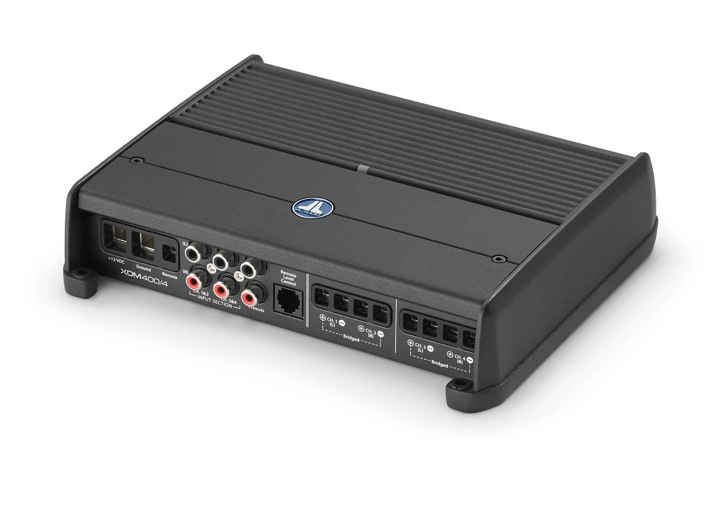 JL Audio XDM Marine Amplifier Wtron 4-Channel Full-Range 400 Watt 12v