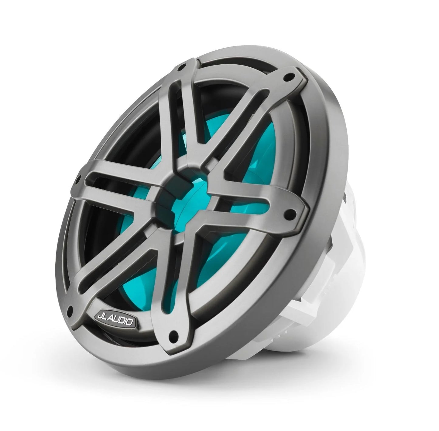 JL Audio M3 10in Marine Subwoofer Wtron Gray Sport Grille with RGB LED