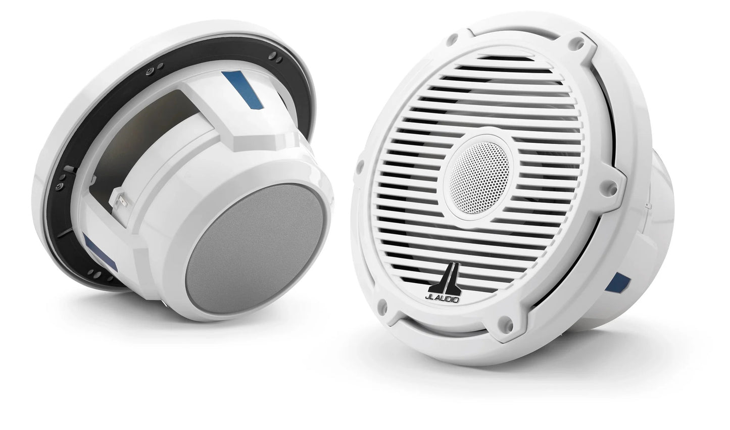 JL Audio M6 7.7in Wtron Coaxial Speakers White Classic Grille
