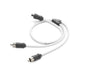 JL Audio Marine Y-Adapter 1 Wtron Female Jack, 2 Male Plugs