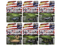 "Military" Set A of 6 pieces 2025 Release 2 Limited Edition 1/64 T&y Diecast Model Cars by Johnny Lightning