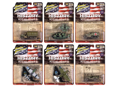 "Military" Set A of 6 pieces 2026 Release 1 Limited Edition 1/64 Diecast Model Cars by Johnny Lightning