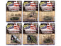 "Military" Set B of 6 pieces 2026 Release 1 Limited Edition 1/64 Diecast Model Cars by Johnny Lightning