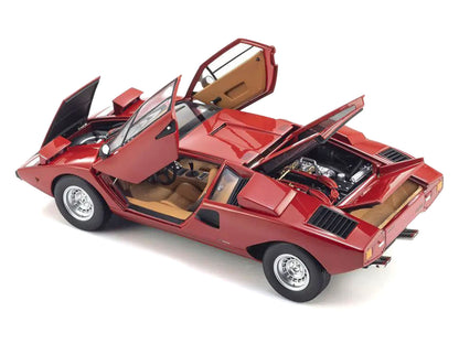 Lamborghini Countach LP 400 Red 1/18 Diecast Model Car by Kyosho