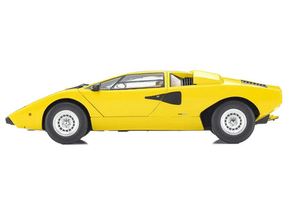Lamborghini Countach LP 400 Yellow 1/18 Diecast Model Car by Kyosho